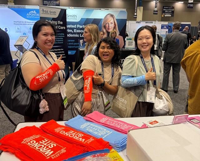 Website photos Nurses at booth AORN